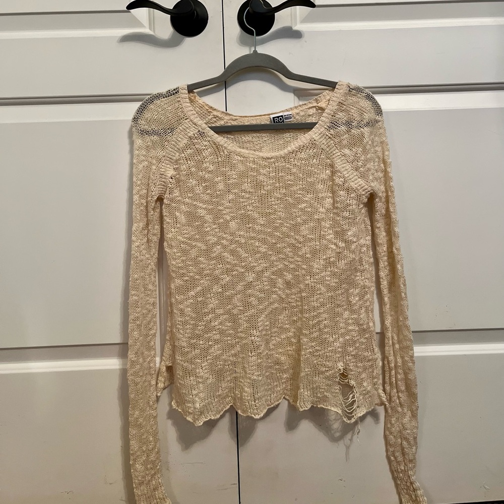 Roxy cream sweater